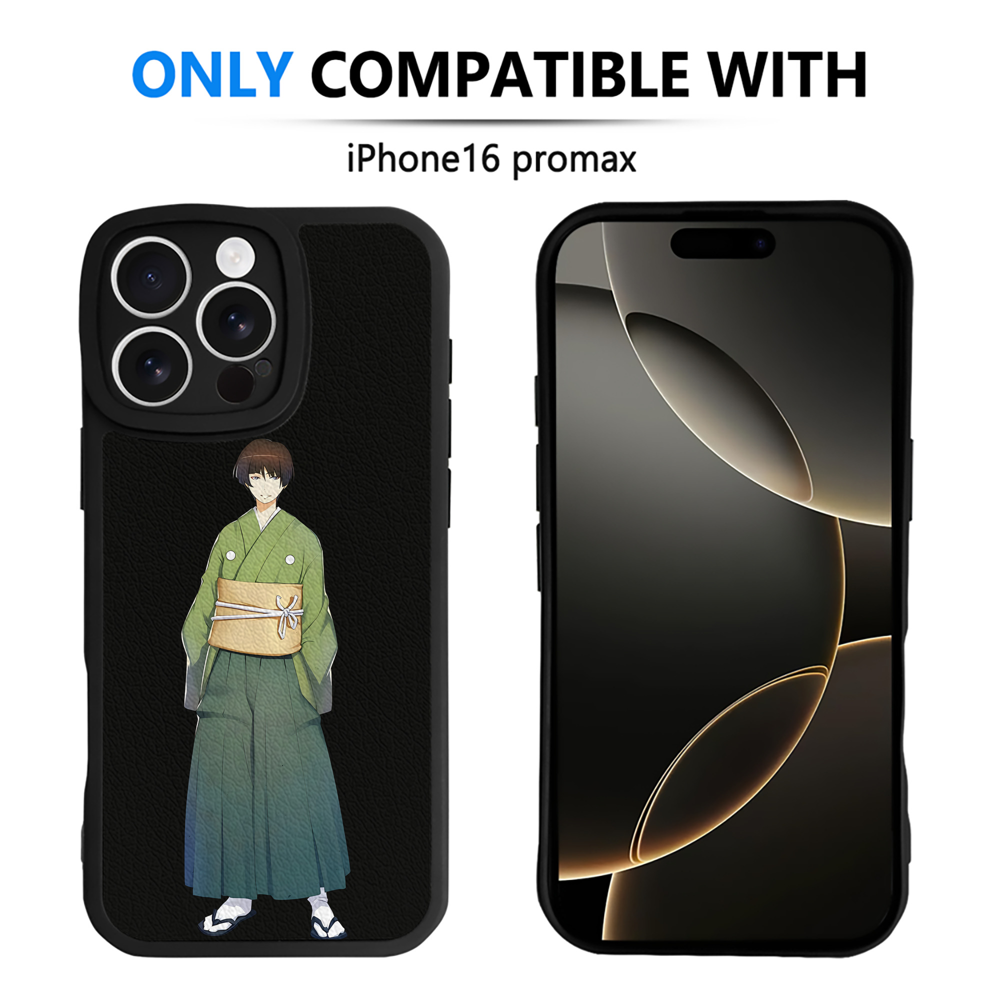 （画像用） 刀剣乱舞 Touken Ranbu 【iPhone 16シリーズ対応】シリコンスマホケース（レザー調） 材質：シリコン